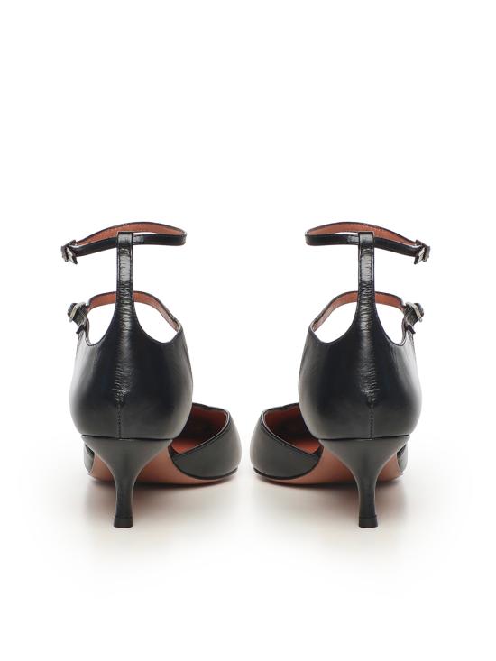 25FW 줄리아노 갈리아노 힐/펌프스 JOANA 50 ANGUILLANERO Black - GIULIANO GALIANO