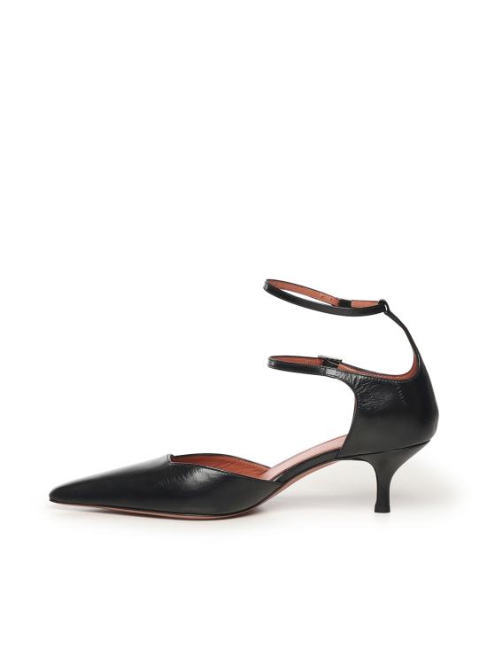 25FW 줄리아노 갈리아노 힐/펌프스 JOANA 50 ANGUILLANERO Black - GIULIANO GALIANO