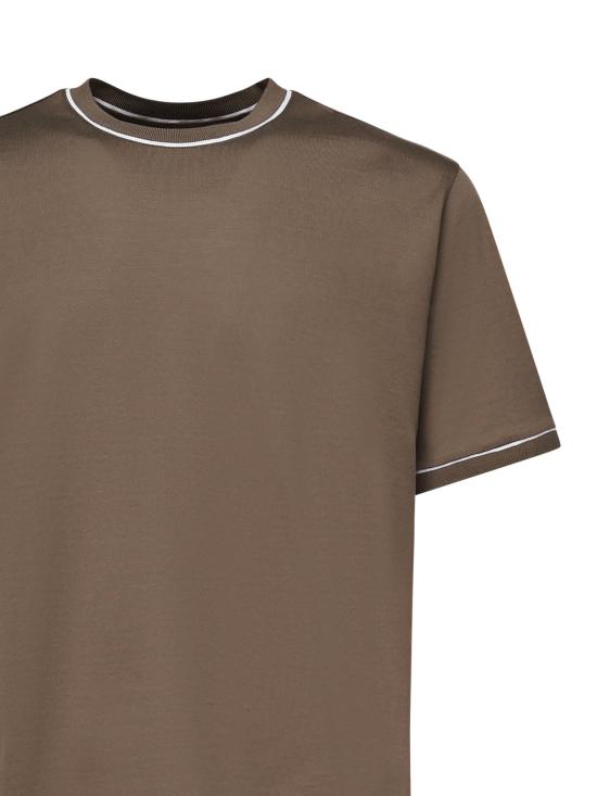 25FW 일레븐티 반팔 티셔츠 L75TSHL04TES0L304 25 13 COCOA - ELEVENTY