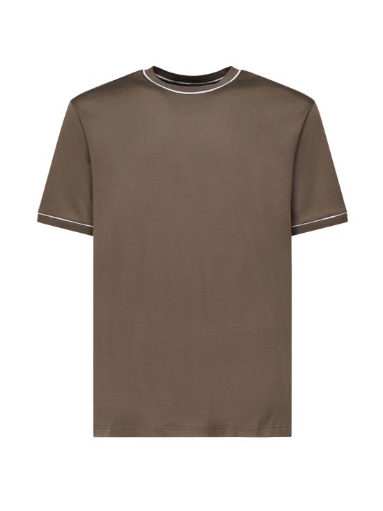 25FW 일레븐티 반팔 티셔츠 L75TSHL04TES0L304 25 13 COCOA