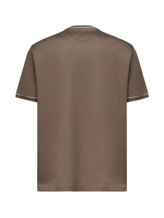 25FW 일레븐티 반팔 티셔츠 L75TSHL04TES0L304 25 13 COCOA - ELEVENTY
