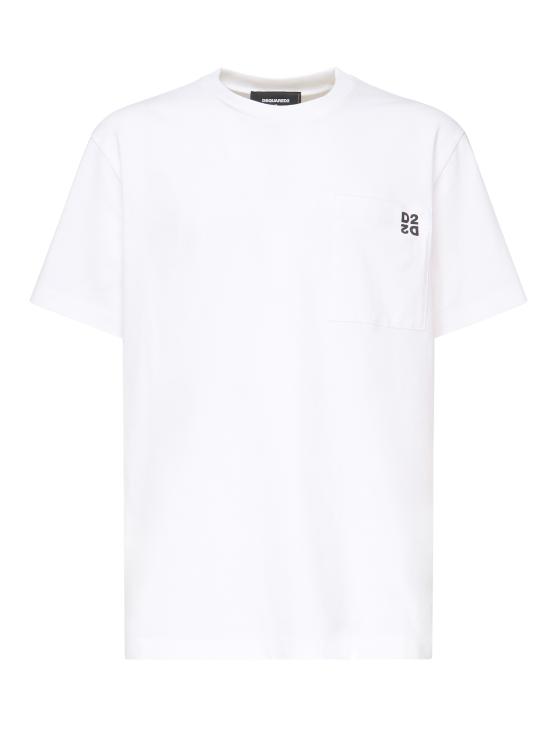 25FW 디스퀘어드2 반팔 티셔츠 S74GD1475 D20033963 White