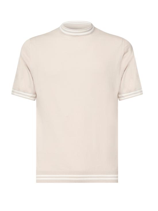 25FW 일레븐티 반팔 티셔츠 L76MAGL40MAG0L019 02 01 SAND AND WHITE