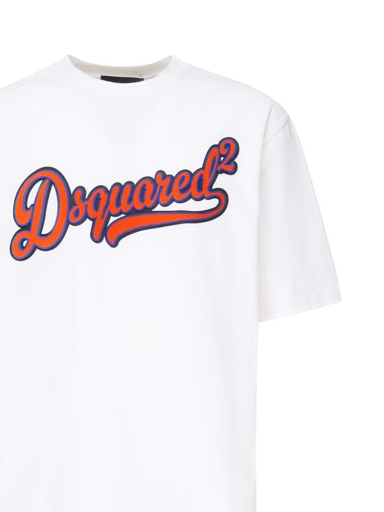 25FW 디스퀘어드2 반팔 티셔츠 S74GD1435 S24583100 White - DSQUARED2