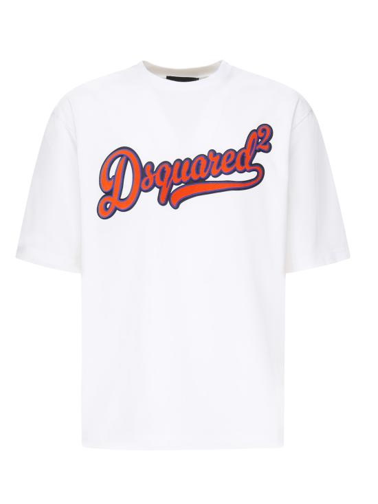 25FW 디스퀘어드2 반팔 티셔츠 S74GD1435 S24583100 White