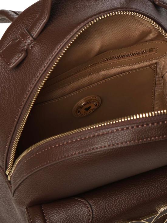 25FW 모스키노 백팩 JC4008PP1NLG0 301 DARK BROWN - MOSCHINO