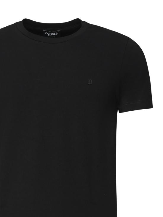 25FW 돈답 반팔 티셔츠 US221 JS0125UZL4999 Black - DONDUP