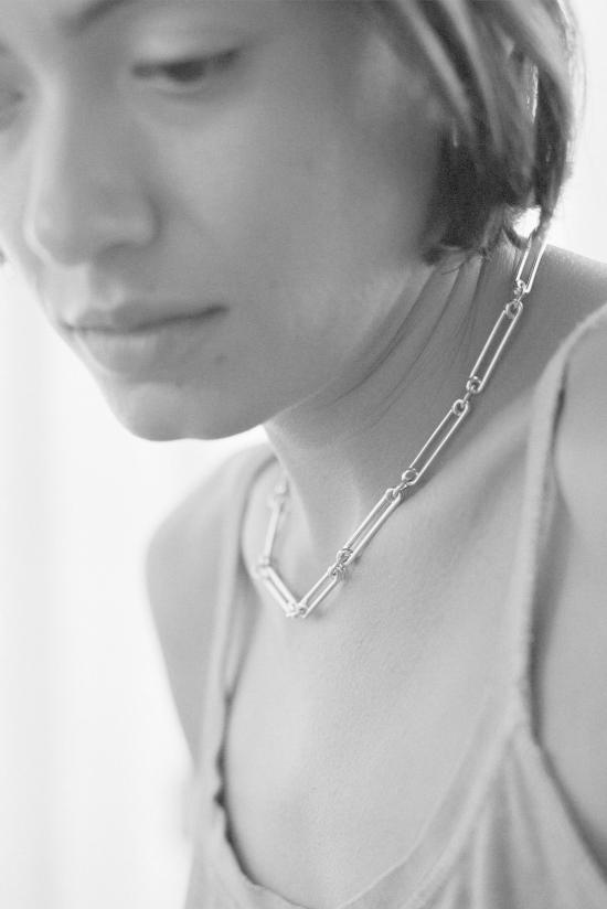  써드 리즌스 목걸이/팬던트 세 번째 이유 스털링 실버 핀 링크 목걸이 - THIRD REASONS