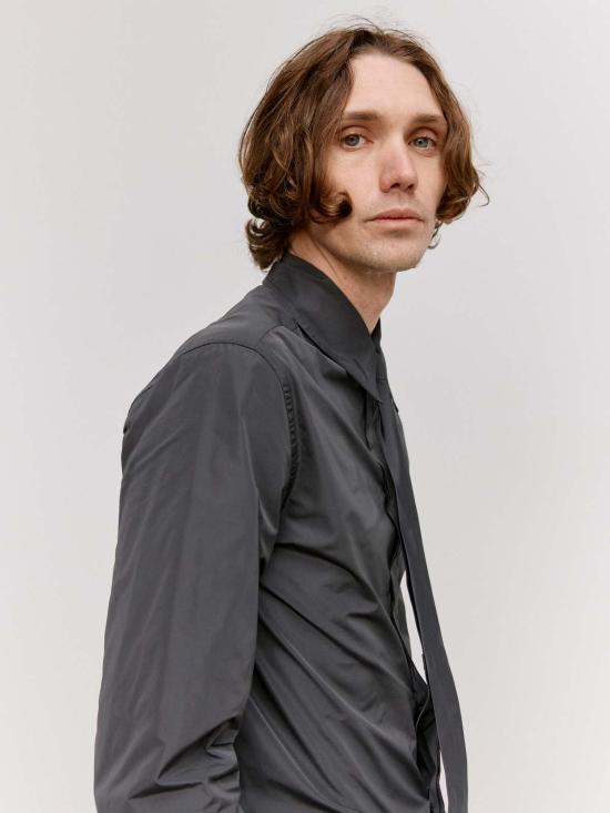  질샌더 긴팔 셔츠 질 샌더 폴리 태피터  (넥타이 포함) - JIL SANDER