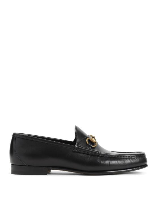 25FW 구찌 1953 홀스빗 레더 로퍼 307929BLM001000 Black