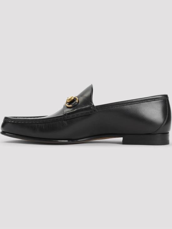 25FW 구찌 1953 홀스빗 레더 로퍼 307929BLM001000 Black - GUCCI