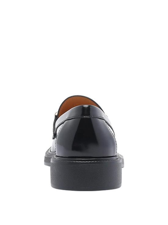 25FW 토즈 레더 로퍼 XXW20L0JO70SHAB999 Black - TODS