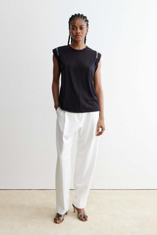  레이첼 코미 반팔 티셔츠 마일스 티셔츠 블랙 - RACHEL COMEY