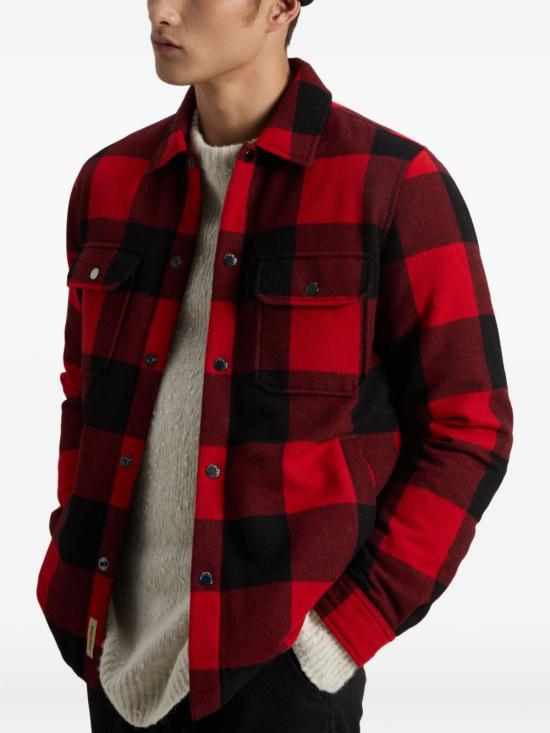 25FW 울리치 긴팔 셔츠 CFWOOS2018MRUT3046 UT30465321 Red - WOOLRICH