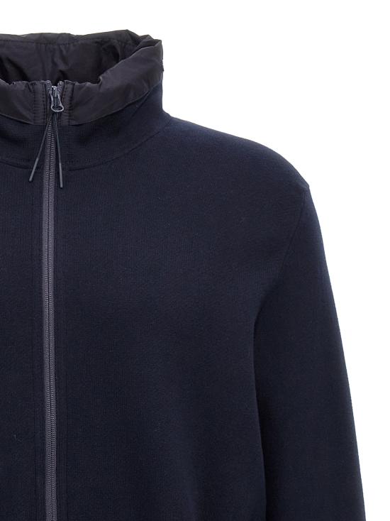 24FW 씨피 컴퍼니 집업 니트 17CLKN016A006599M897 Blue - C.P. COMPANY