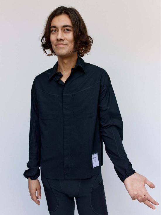  새티스파이 트레이닝 웨어 세티스파이 피스 쉘 리버 셔츠 - SATISFY