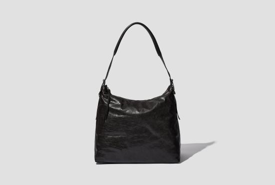 25FW 르메르 숄더백 벨트 호보 백 - 페이퍼 럭스 레더 BG0189 LL0108 브라운