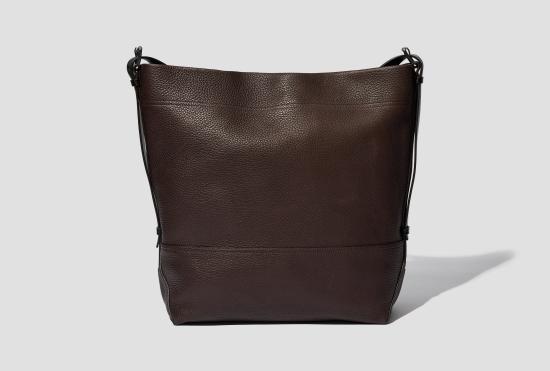 25FW 르메르 가방 벨트 크로스백 - 그레인드 카우 레더 BG0153 LL0166 다크 브라운