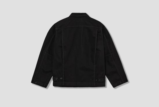 25FW 르메르 데님 자켓 박스 재킷 - 헤비 블랙 데님 OW1198 LD1055 블랙 - LEMAIRE