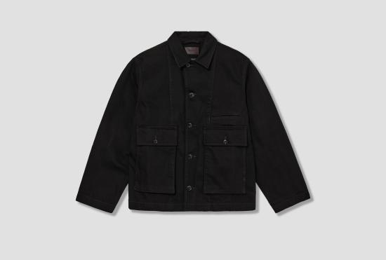 25FW 르메르 데님 자켓 박스 재킷 - 헤비 블랙 데님 OW1198 LD1055 블랙