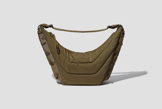 25FW 르메르 크로스백 중간 소프트 게임백 - WR 나일론 캔버스 BG0074 LF1330 카키