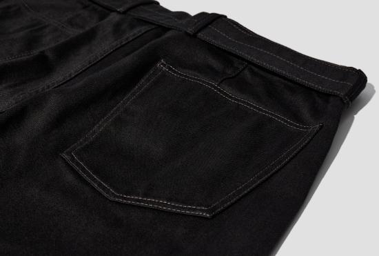 25FW 르메르 데님 팬츠 트위스트 벨트 팬츠 - 헤비 블랙 데님 PA326 LD1055 블랙 - LEMAIRE