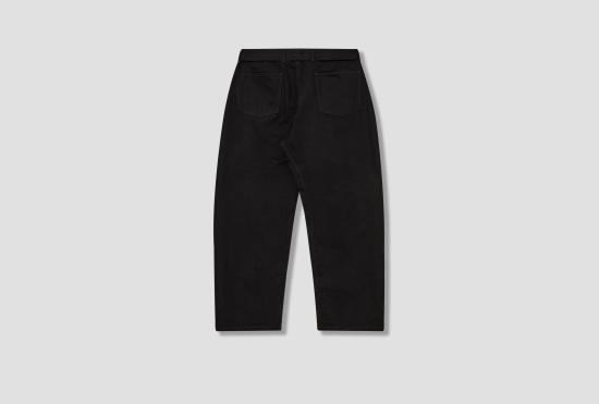 25FW 르메르 데님 팬츠 트위스트 벨트 팬츠 - 헤비 블랙 데님 PA326 LD1055 블랙 - LEMAIRE