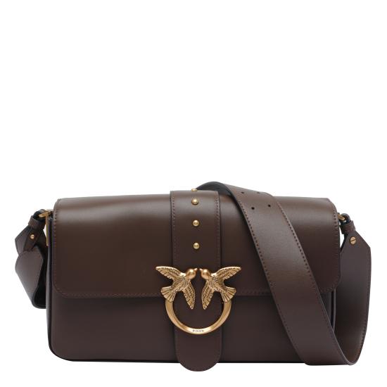 25FW 핑코 숄더백 104524 A0QOL74Q Brown