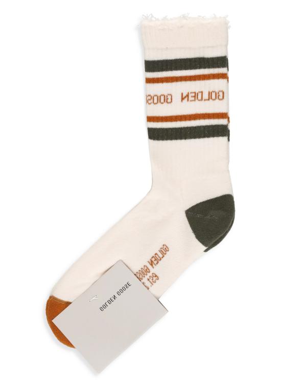25FW 골든구스 언더웨어 GUP00883 P002205 12304 SOCKS HIGH Ivory
