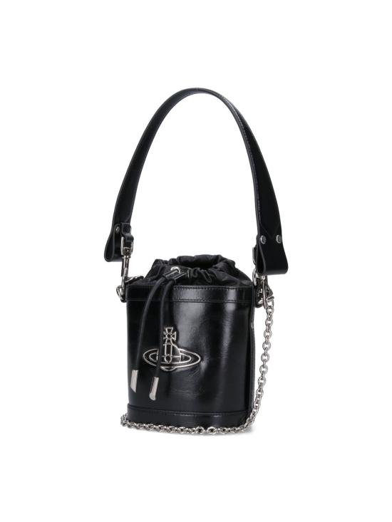 25FW 비비안웨스트우드 토트백 4C030009W L00BR N401 Black - VIVIENNE WESTWOOD
