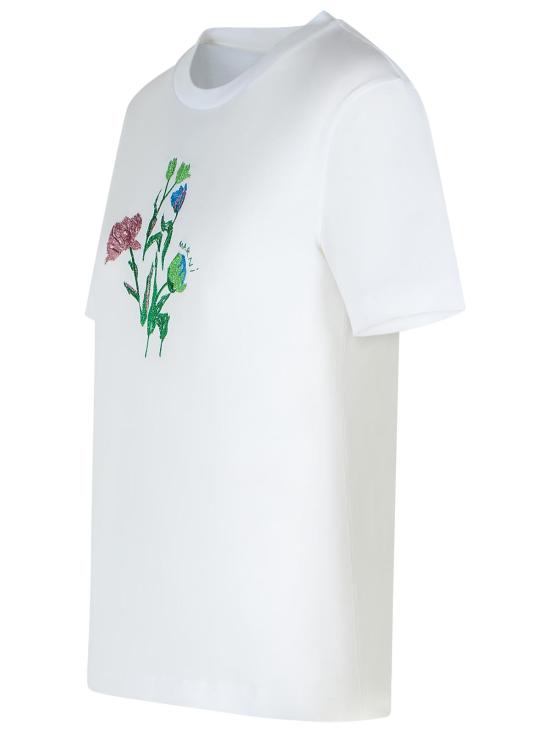 25FW 마르니 반팔 티셔츠 THJE0293S2 UTC44600W01 White - MARNI