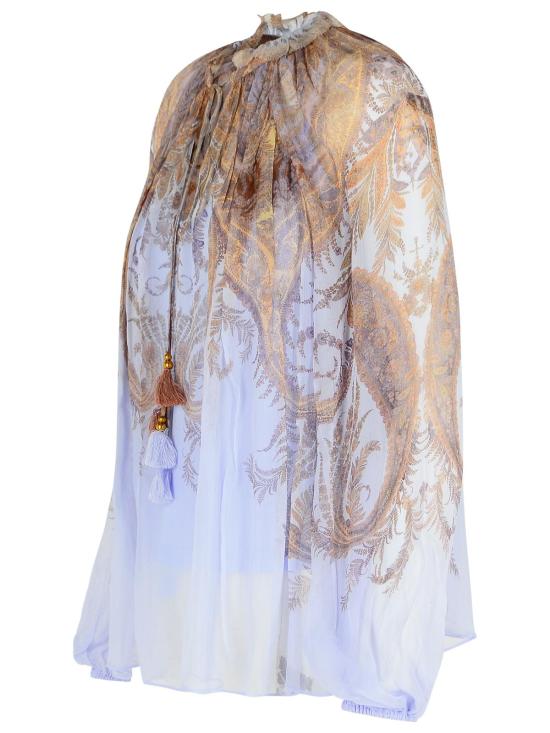 25FW 짐머만 블라우스 0991TF251LILIAC PAISLEY Liliac - ZIMMERMANN