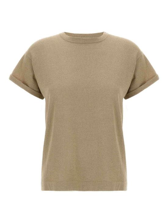  브루넬로 쿠치넬리 반팔 티셔츠 M41810000C077 Beige