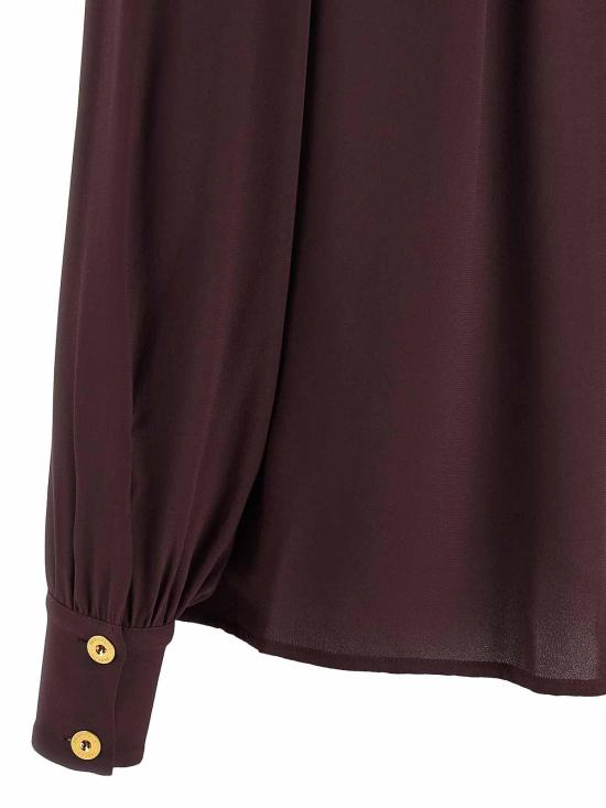  엘리자베타프랜치 블라우스 CA12356E2EA4 Purple - ELISABETTA FRANCHI