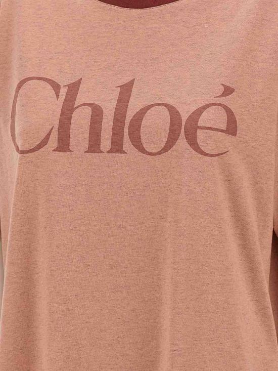  끌로에 반팔 티셔츠 CH25AJH201736B1 Nude Neutrals - CHLOE