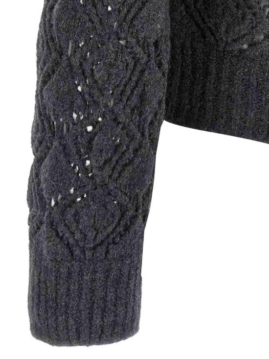 26FW 질샌더 집업 니트 J22DL0331J14780032 Grey - JIL SANDER