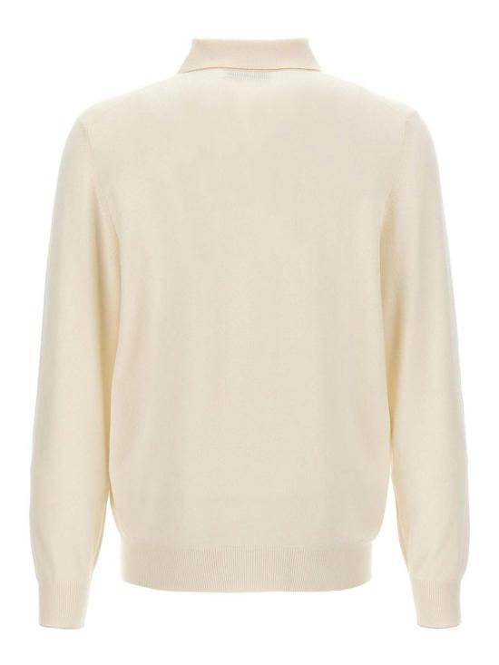  브루넬로 쿠치넬리 폴로 티셔츠 M2200295CO312 White - BRUNELLO CUCINELLI
