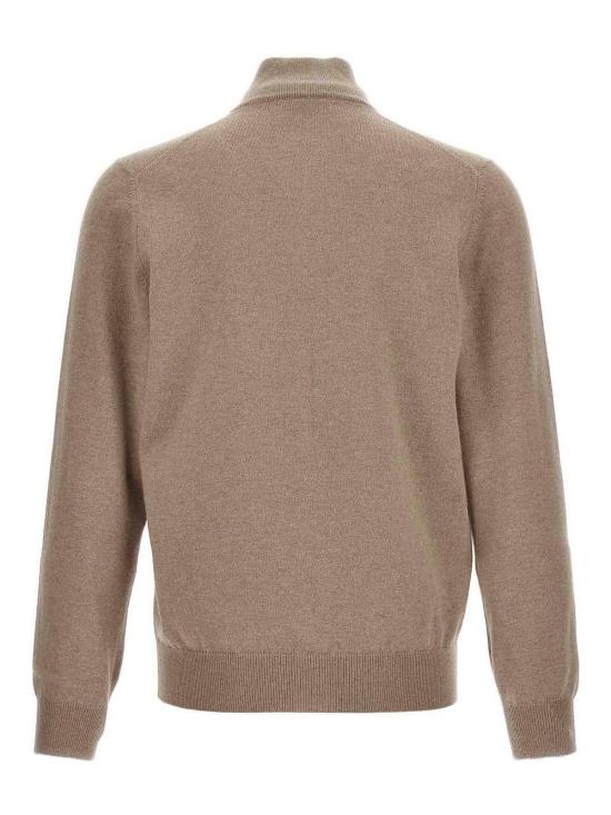  브루넬로 쿠치넬리 집업 니트 M2200106CSJ89 Beige - BRUNELLO CUCINELLI