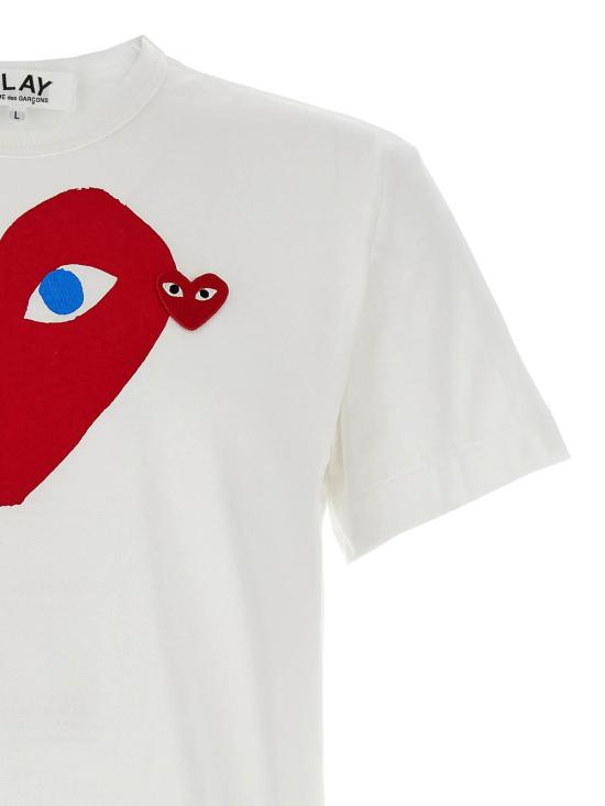 26SS 꼼데가르송 반팔 티셔츠 AXT0861 Red - COMME DES GARCONS