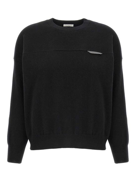  브루넬로 쿠치넬리 탑 M12212600C101 Black