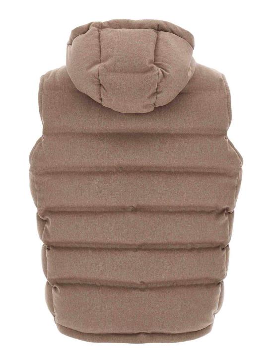 26FW 브루넬로 쿠치넬리 패딩 베스트 MQ4631608CSV18 Beige - BRUNELLO CUCINELLI