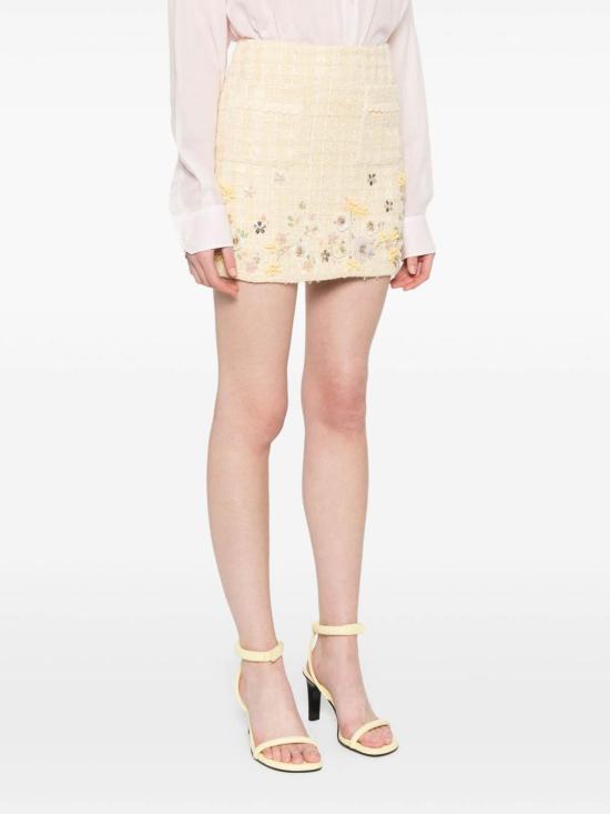 25SS 엘리자베타프랜치 숏 원피스 GO10852E2DC7 Yellow - ELISABETTA FRANCHI