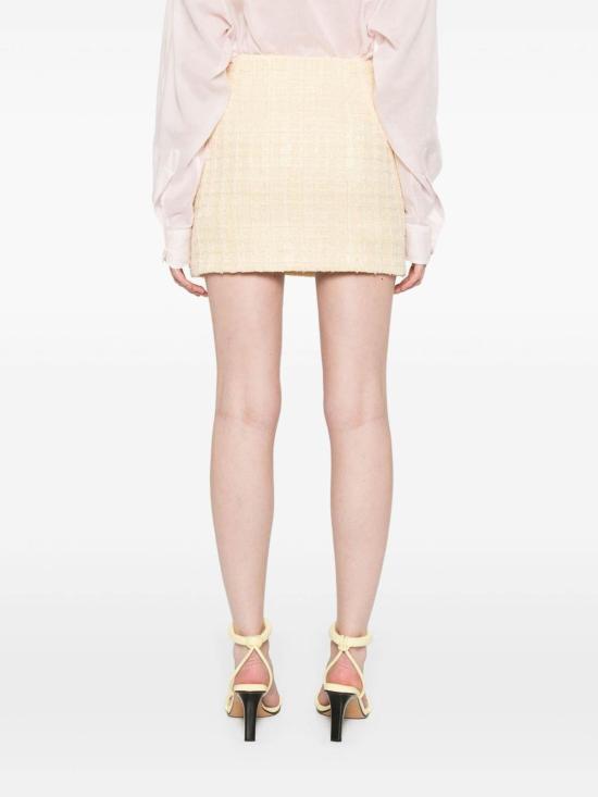 25SS 엘리자베타프랜치 숏 원피스 GO10852E2DC7 Yellow - ELISABETTA FRANCHI