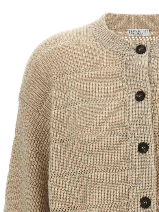  브루넬로 쿠치넬리 가디건 MBM738206PC505 Beige - BRUNELLO CUCINELLI