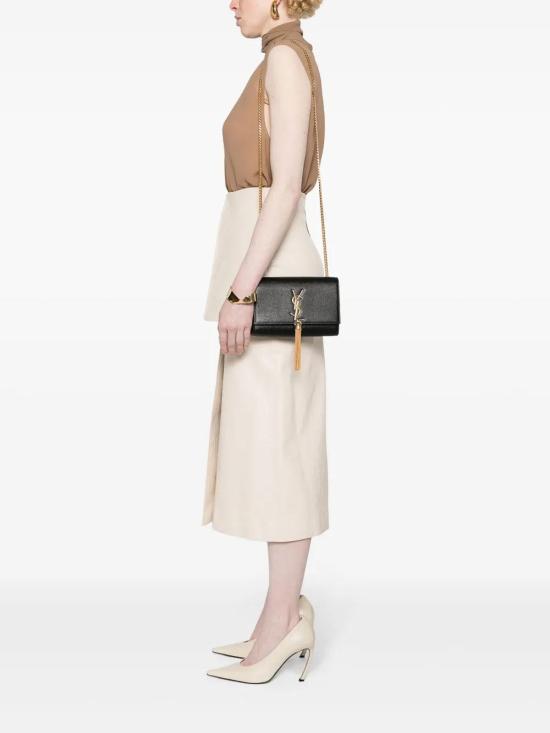 25SS 생로랑 숄더백 474366BOW0J1000 Black - SAINT LAURENT
