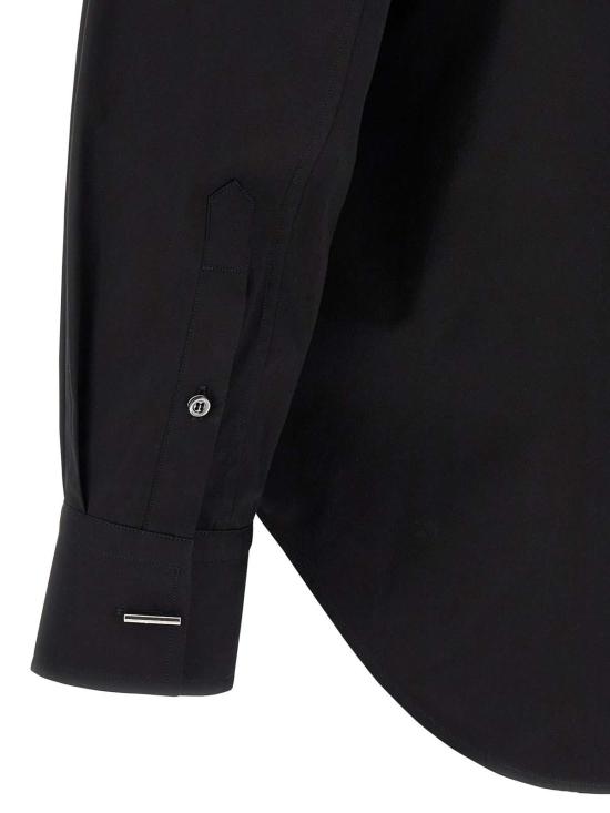 25FW 알렉산더 맥퀸 긴팔 셔츠 826636QNAAX1000 Black - ALEXANDER MCQUEEN