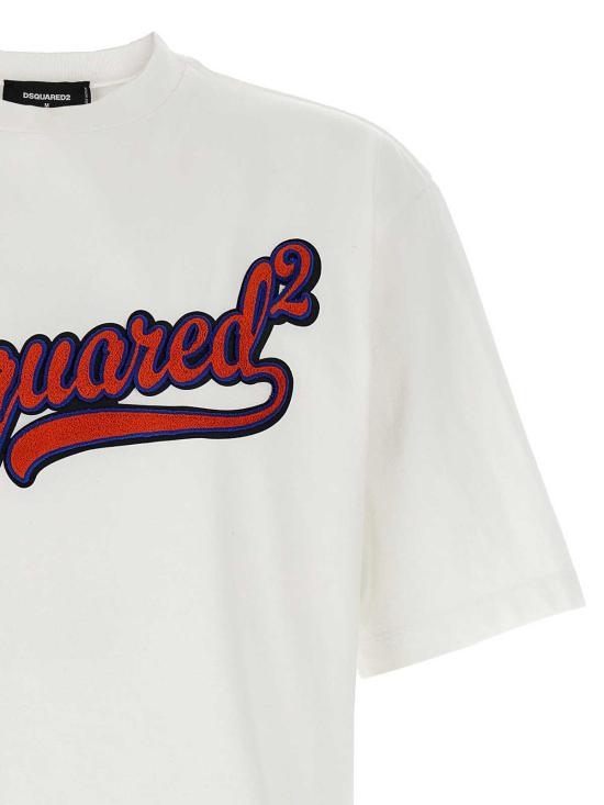 25FW 디스퀘어드2 반팔 티셔츠 S74GD1435S24583100 White - DSQUARED2