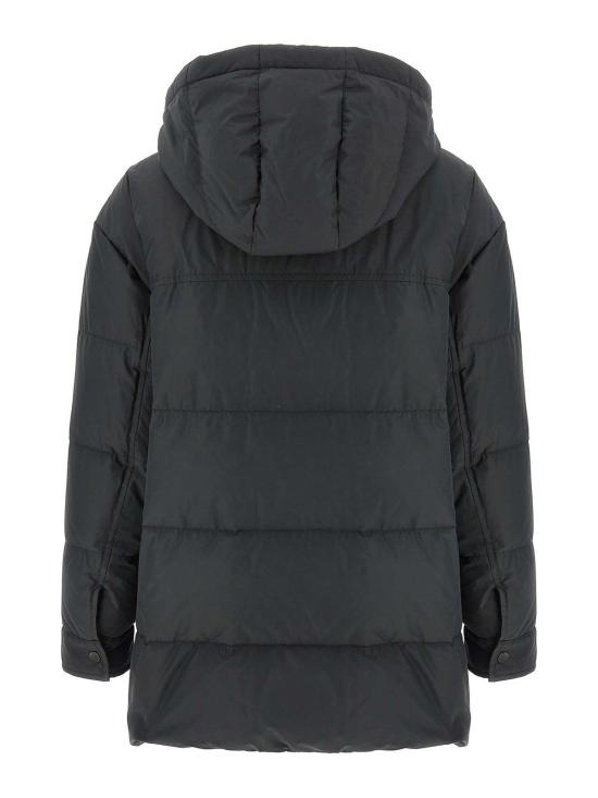  브루넬로 쿠치넬리 코튼 폴리 퀼티드 다운 코트 MG5017784C2126 Grey - BRUNELLO CUCINELLI