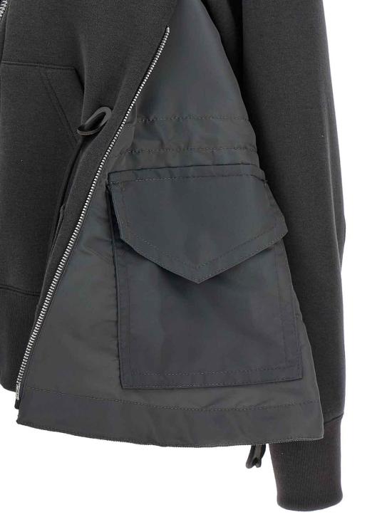  사카이 트레이닝 상의 SCW230339 Grey - SACAI