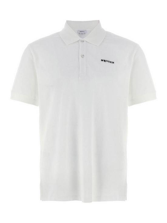  알렉산더 맥퀸 폴로 티셔츠 839229QXAAK9000 White